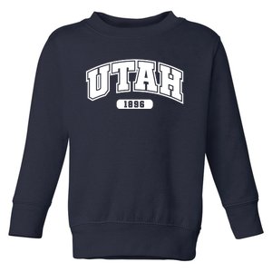 Utah Collegiate Style 1896 Toddler Sweatshirt