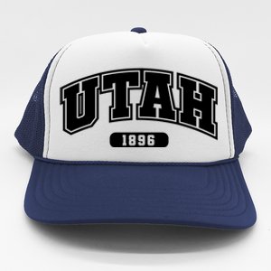 Utah Collegiate Style 1896 Trucker Hat