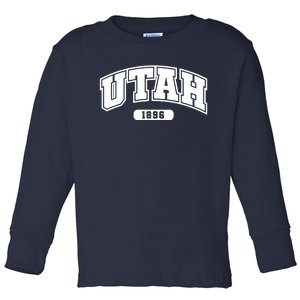 Utah Collegiate Style 1896 Toddler Long Sleeve Shirt