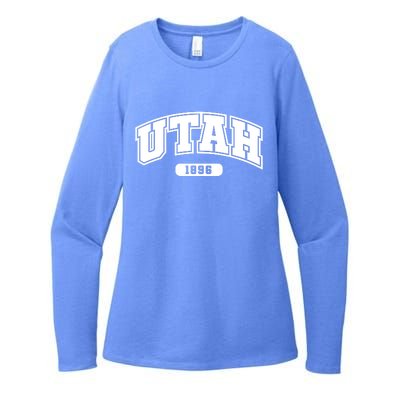 Utah Collegiate Style 1896 Womens CVC Long Sleeve Shirt