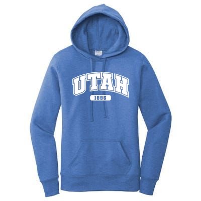 Utah Collegiate Style 1896 Women's Pullover Hoodie