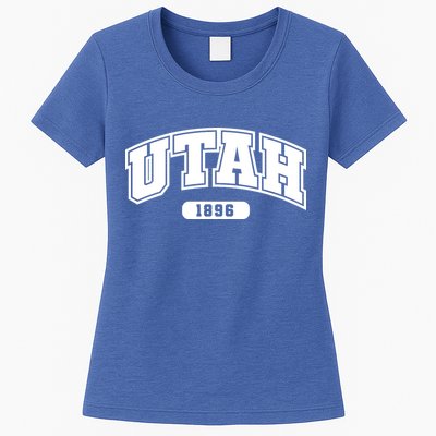 Utah Collegiate Style 1896 Womens T-Shirt