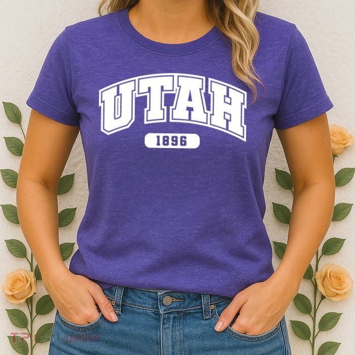 Utah Collegiate Style 1896 Womens T-Shirt