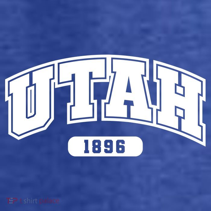Utah Collegiate Style 1896 Womens T-Shirt