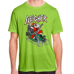 Ugly Christmas Sweater Sleigher Heavy Metal Santa Xmas Cool Gift Adult ChromaSoft Performance T-Shirt