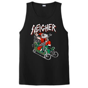 Ugly Christmas Sweater Sleigher Heavy Metal Santa Xmas Cool Gift PosiCharge Competitor Tank