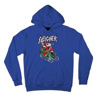 Ugly Christmas Sweater Sleigher Heavy Metal Santa Xmas Cool Gift Hoodie