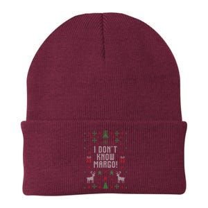 Ugly Christmas Sweater I DonT Know Margo Knit Cap Winter Beanie