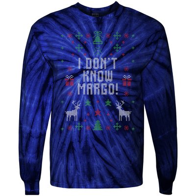 Ugly Christmas Sweater I DonT Know Margo Tie-Dye Long Sleeve Shirt