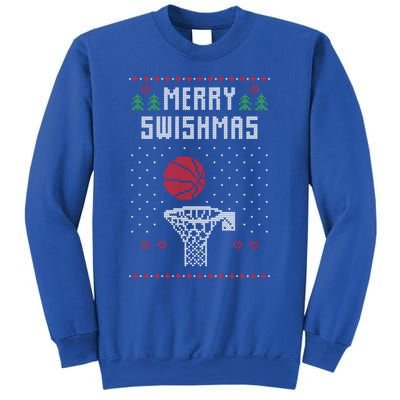 Ugly Christmas Sweater Ugly Sweater Swishmas Basketball Gift Sweatshirt