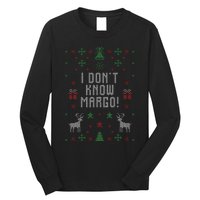 Ugly Christmas Sweater I DonT Know Margo Long Sleeve Shirt