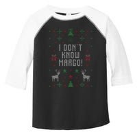 Ugly Christmas Sweater I DonT Know Margo Toddler Fine Jersey T-Shirt