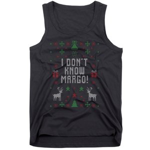 Ugly Christmas Sweater I DonT Know Margo Tank Top