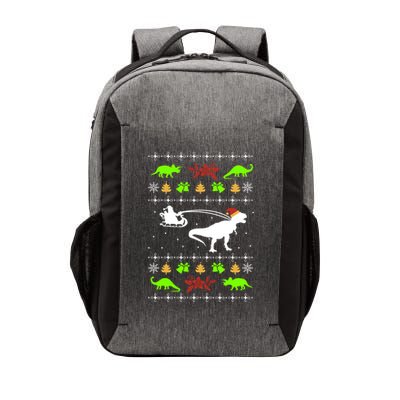 Ugly Christmas Santa Dino T Rex Nerd Geek Christmas Great Gift Vector Backpack