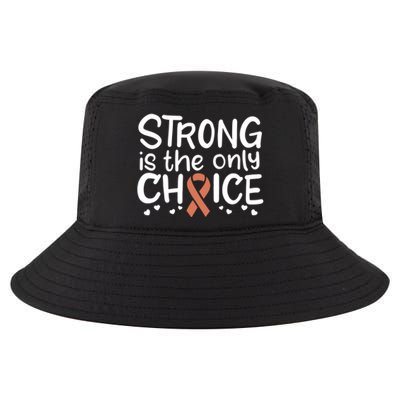 Uterine Cancer Survivor Fight Endometrial Chemo Gift Ribbon Funny Gift Cool Comfort Performance Bucket Hat