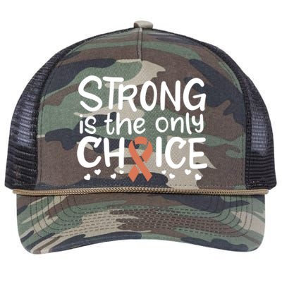 Uterine Cancer Survivor Fight Endometrial Chemo Gift Ribbon Funny Gift Retro Rope Trucker Hat Cap