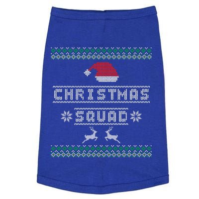 Ugly Christmas Squad Family Group Matching Christmas Pajama Party Doggie Tank