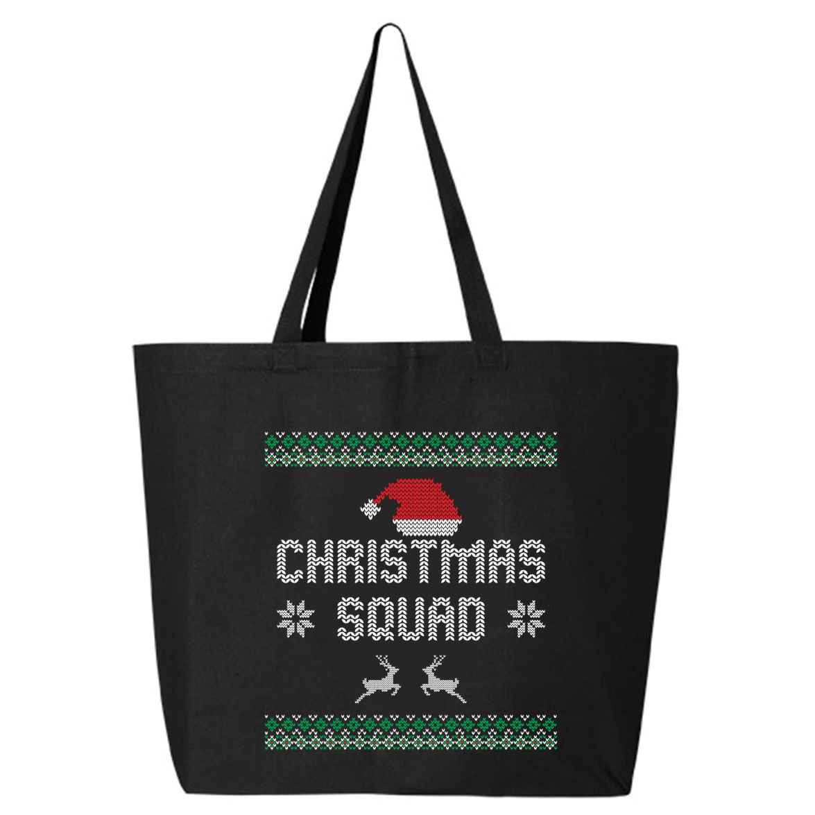 Ugly Christmas Squad Family Group Matching Christmas Pajama Party 25L Jumbo Tote