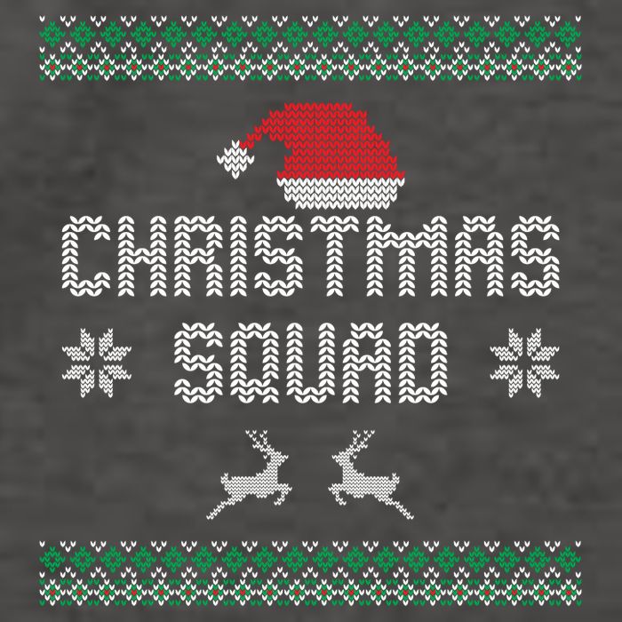 Ugly Christmas Squad Family Group Matching Christmas Pajama Party Vector Backpack