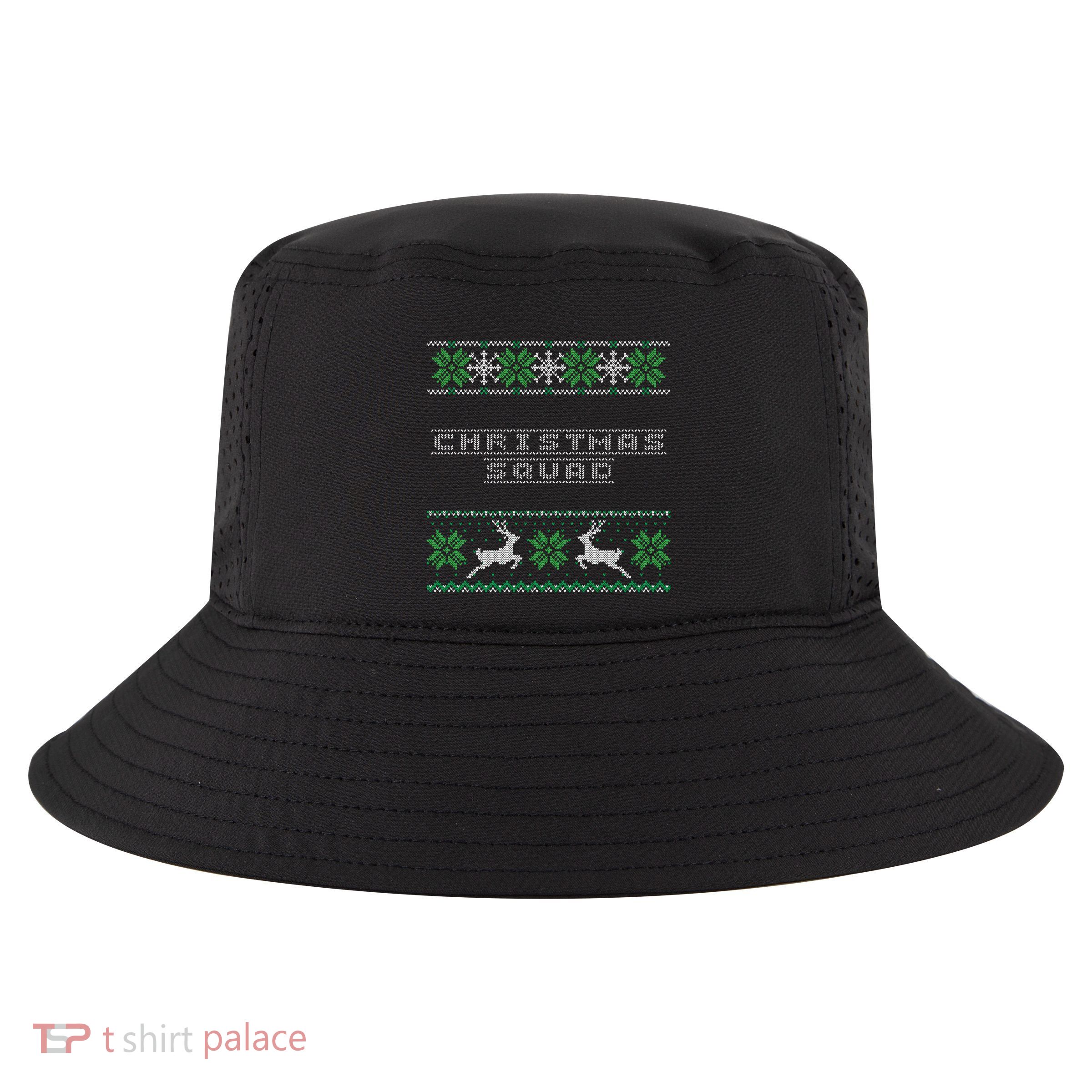Ugly Christmas Squad Family Group Matching Christmas Pajama Party Cool Comfort Performance Bucket Hat