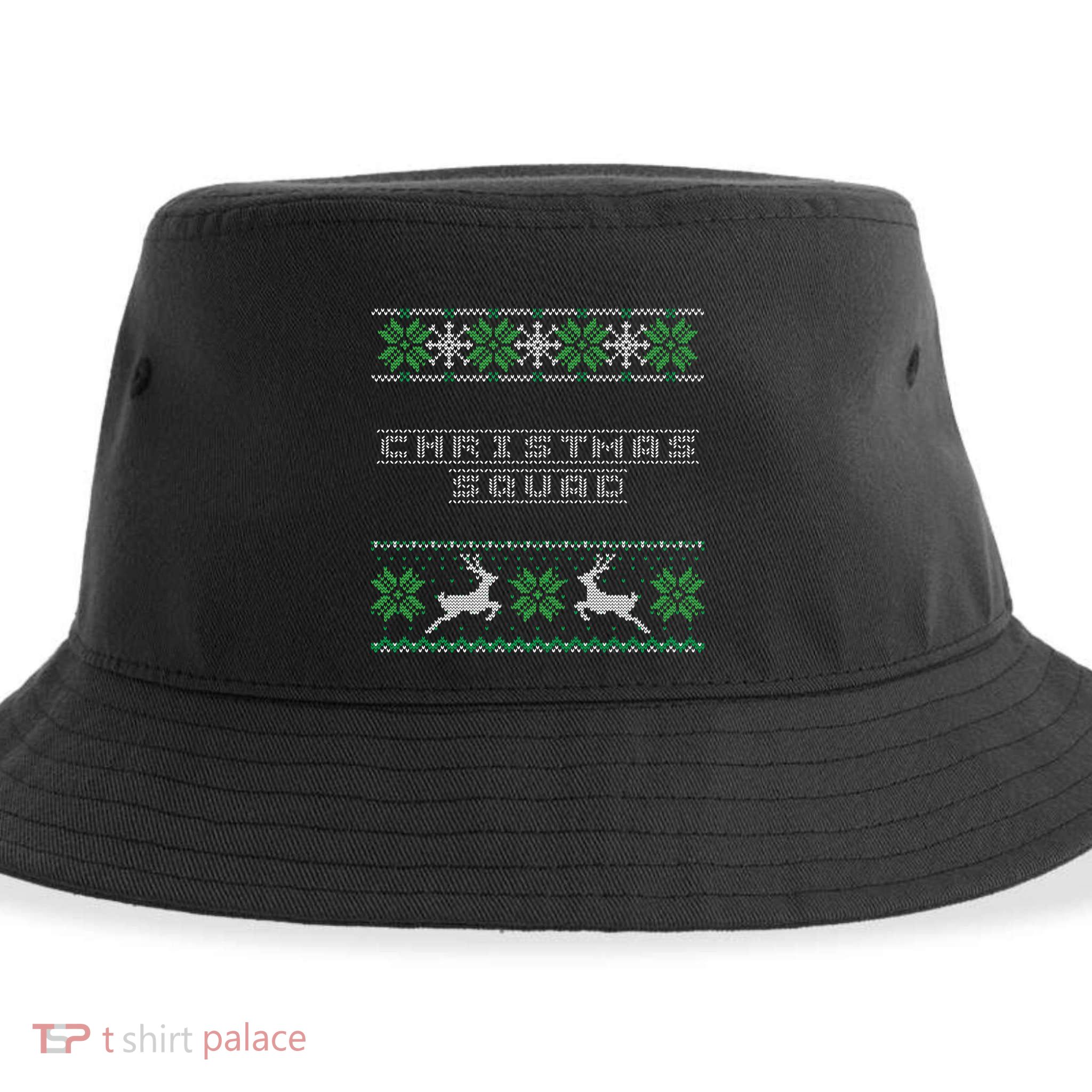 Ugly Christmas Squad Family Group Matching Christmas Pajama Party Sustainable Bucket Hat