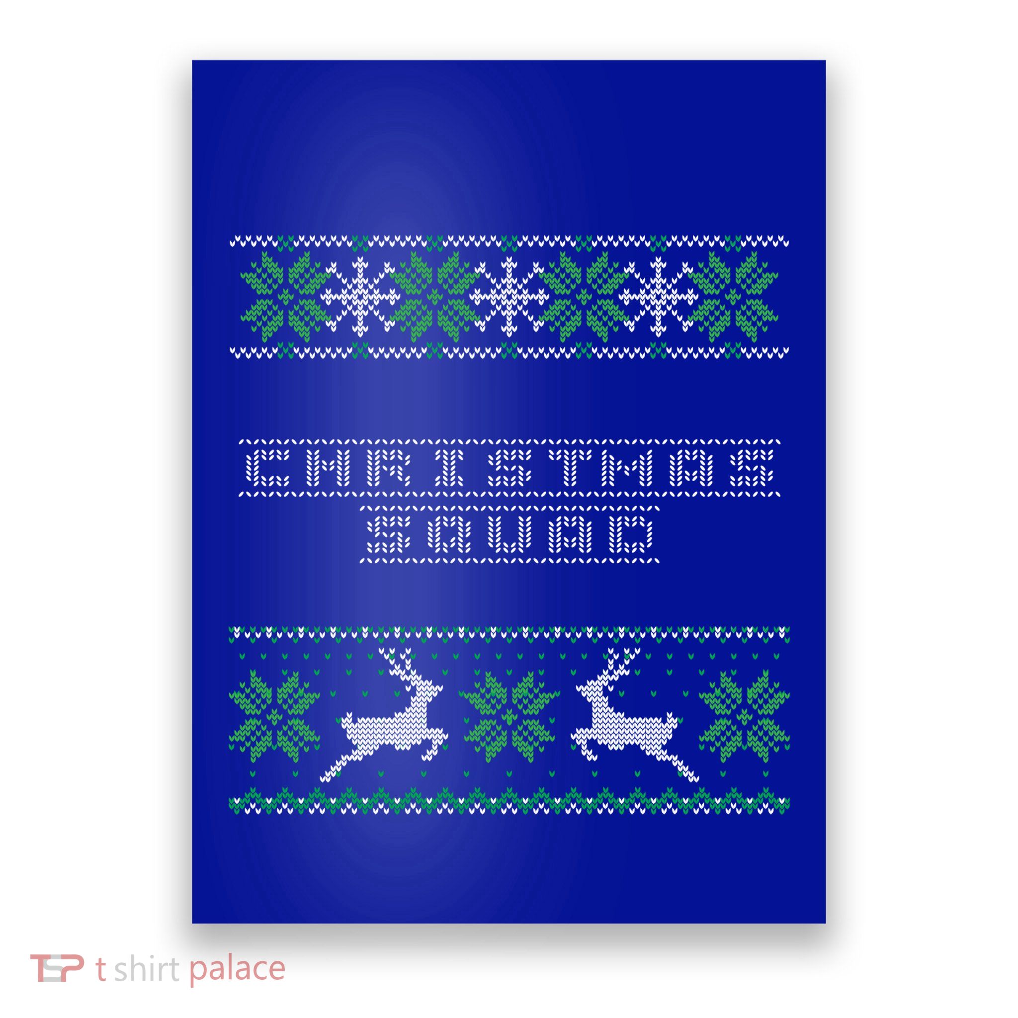 Ugly Christmas Squad Family Group Matching Christmas Pajama Party Poster