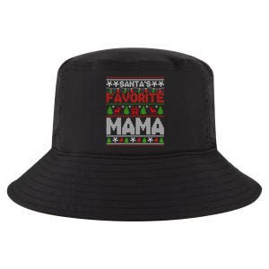 Ugly Christmas Sweaters SantaS Favorite Mama Cute Gift Cool Comfort Performance Bucket Hat