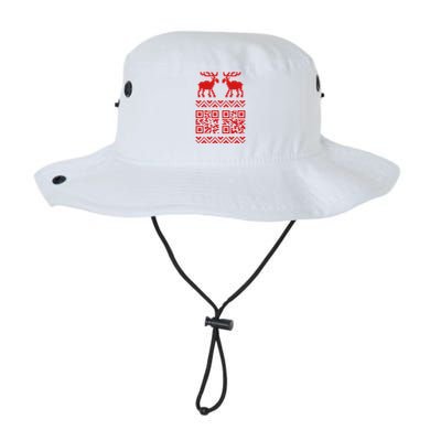 Ugly Christmas Sweater Qr Code Happy New Year Legacy Cool Fit Booney Bucket Hat