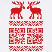 Ugly Christmas Sweater Qr Code Happy New Year Coffee Mug
