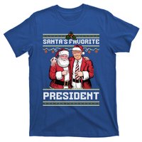 Ugly Christmas SantaS Favorite President Gift T-Shirt