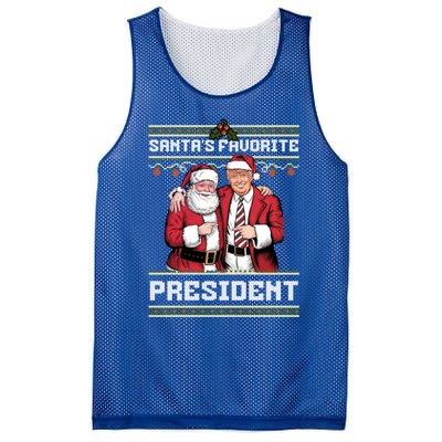 Ugly Christmas SantaS Favorite President Gift Mesh Reversible Basketball Jersey Tank