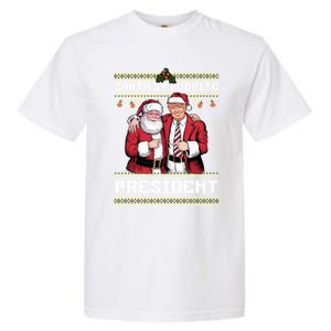 Ugly Christmas SantaS Favorite President Gift Garment-Dyed Heavyweight T-Shirt