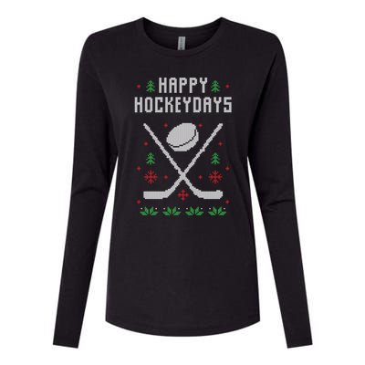 Ugly Christmas Sweater Ugly Sweater Ice Hockey Meaningful Gift Womens Cotton Relaxed Long Sleeve T-Shirt