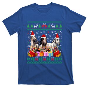 Ugly Christmas Santa Hat Xmas Horse Lover Animal Gift T-Shirt