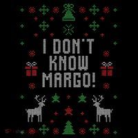 Ugly Christmas Sweater I Don't Know Margo 7-Panel Snapback Hat