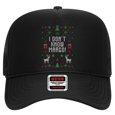 Ugly Christmas Sweater I Don't Know Margo Trucker Hat