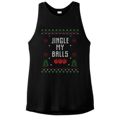 Ugly Christmas Sweater Ladies PosiCharge Tri-Blend Wicking Tank