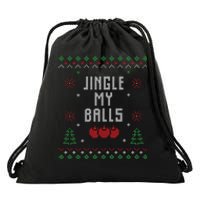 Ugly Christmas Sweater Drawstring Bag