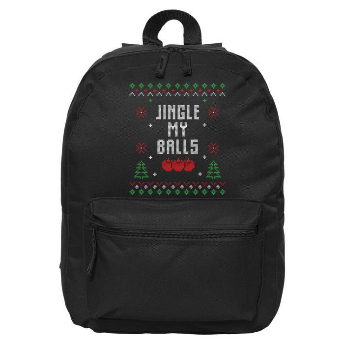 Ugly Christmas Sweater 16 in Basic Backpack