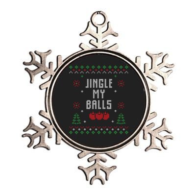 Ugly Christmas Sweater Metallic Star Ornament