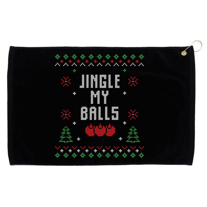 Ugly Christmas Sweater Grommeted Golf Towel