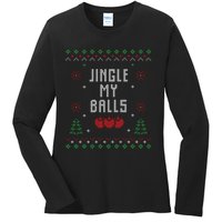 Ugly Christmas Sweater Ladies Long Sleeve Shirt