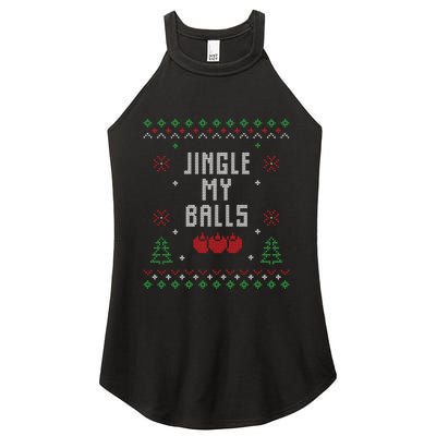 Ugly Christmas Sweater Women's Perfect Tri Rocker Tank