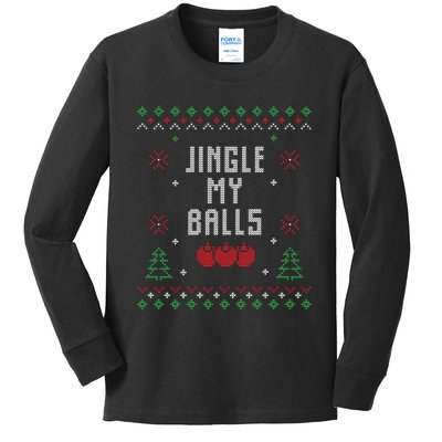 Ugly Christmas Sweater Kids Long Sleeve Shirt