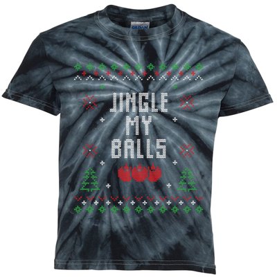 Ugly Christmas Sweater Kids Tie-Dye T-Shirt