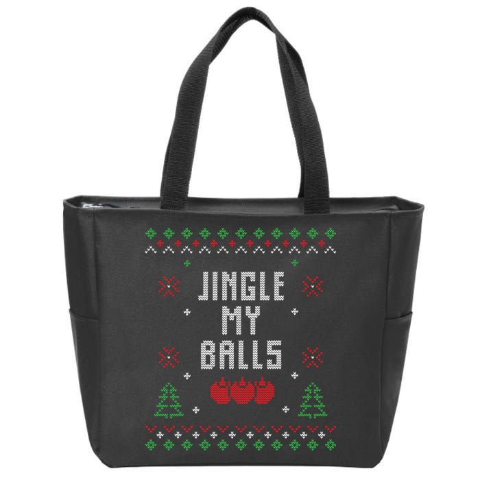 Ugly Christmas Sweater Zip Tote Bag