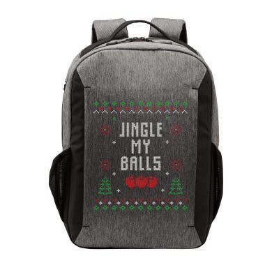 Ugly Christmas Sweater Vector Backpack