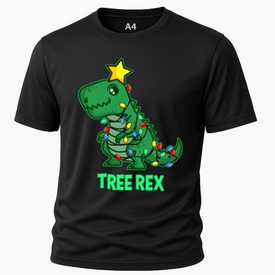 Ugly Christmas Sweater T Rex Christmas Tree Rex Gift Performance Shirt
