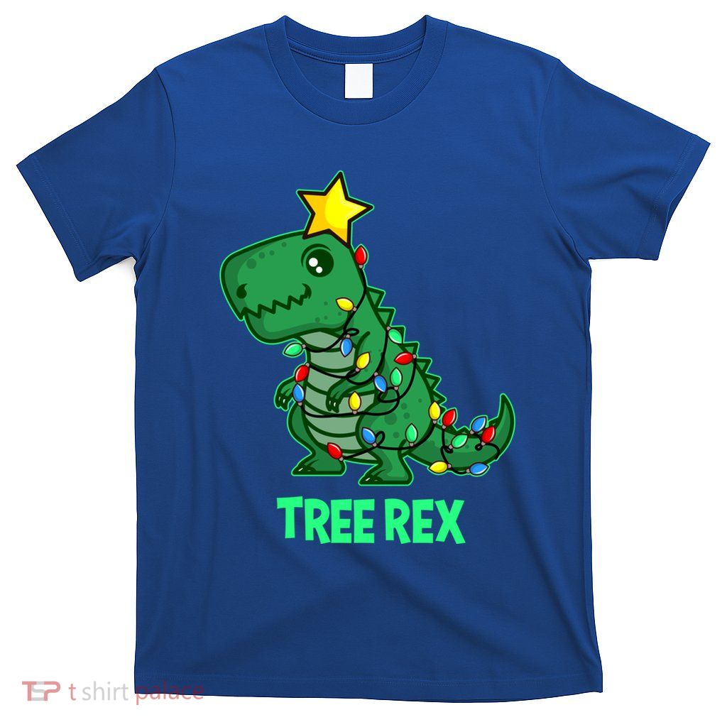Ugly Christmas Sweater T Rex Christmas Tree Rex Gift T-Shirt