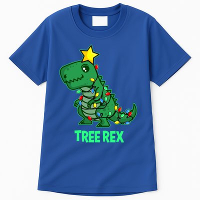 Ugly Christmas Sweater T Rex Christmas Tree Rex Gift Tall T-Shirt